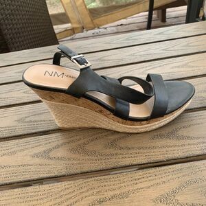 Neiman Marcus wedge espadrille